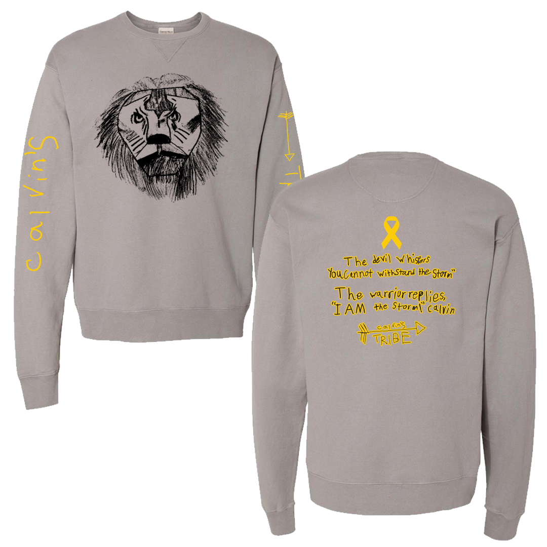 Calvin's Tribe Lion Crew Fleece