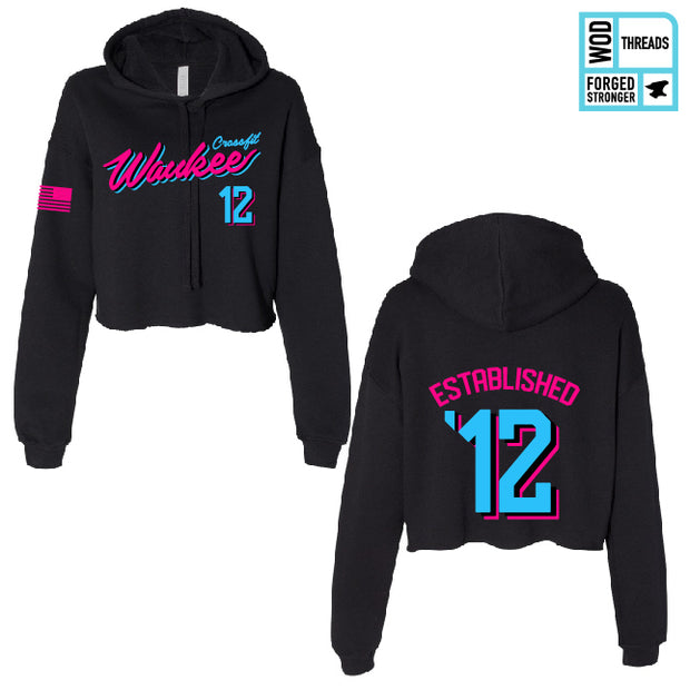 Waukee Miami Remix Crop Hoody