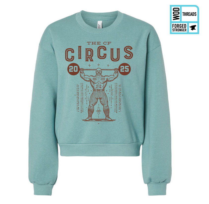 Circus Strongman Crop Fleece