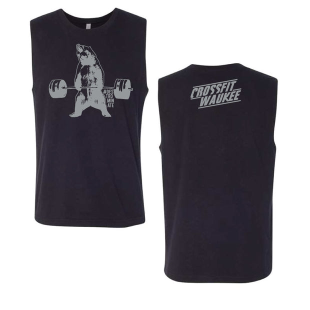 Waukee Bear Sleeveless Tee