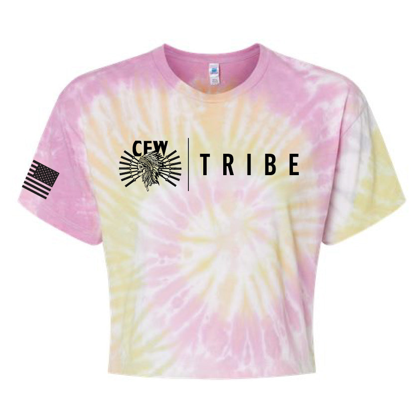 Waukee Tribe Crop Tee