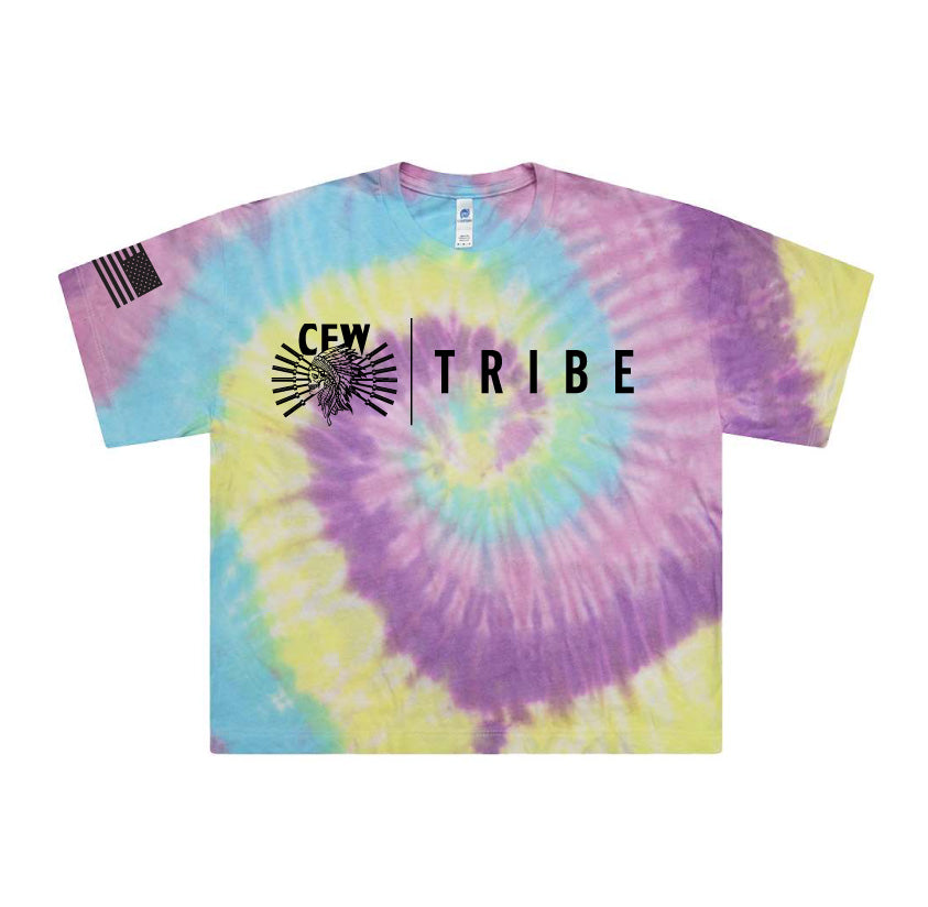 Waukee Tribe Crop Tee