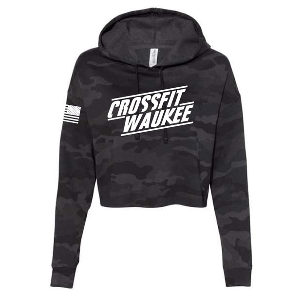 Waukee Stacked Crop Hoody