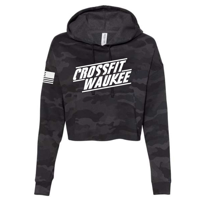 Waukee Stacked Crop Hoody