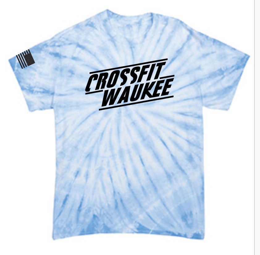 Waukee Stacked Tie-Dye Tee