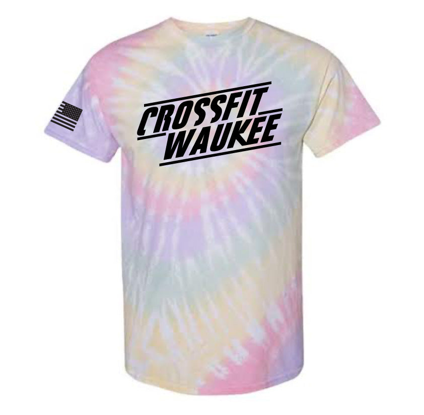 Waukee Stacked Tie-Dye Tee