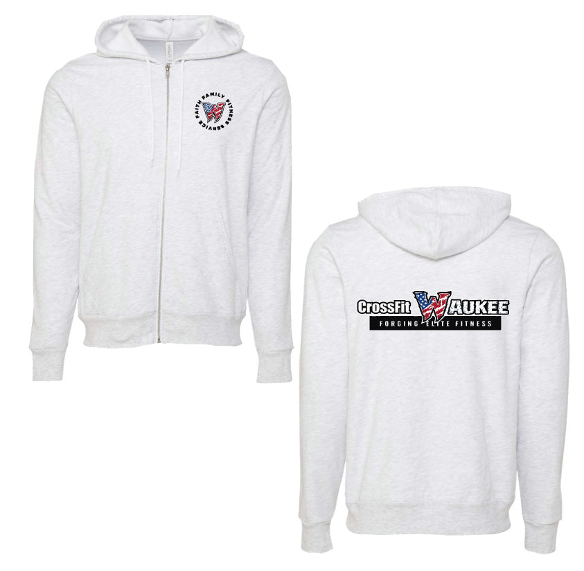 Waukee W Design Zip Hoody