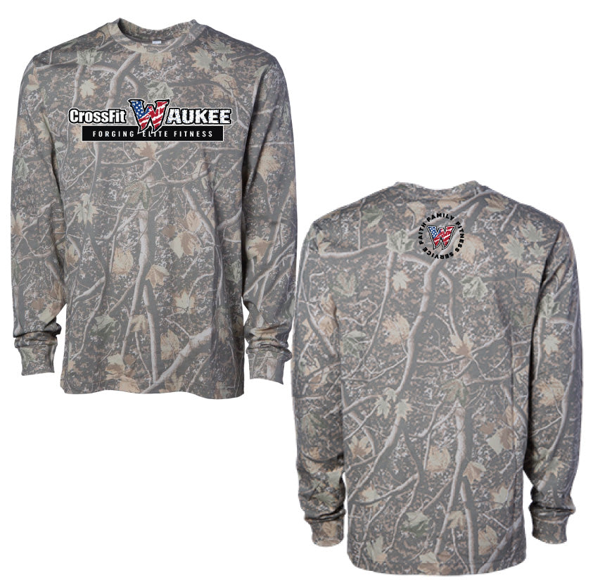 Waukee W Design Long Sleeve Tee