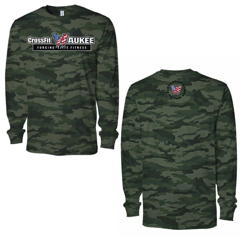 Waukee W Design Long Sleeve Tee