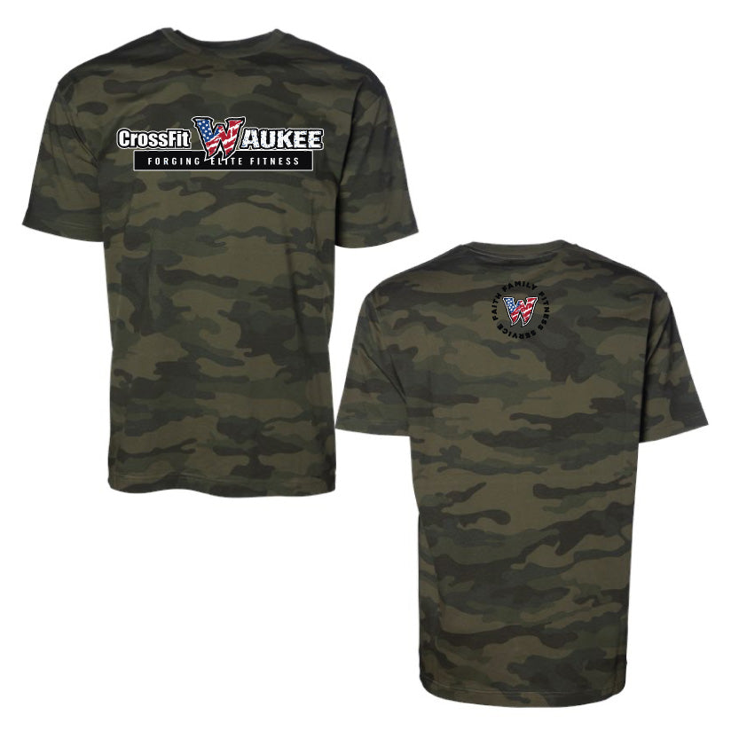 Waukee W Design Short Sleeve Tee