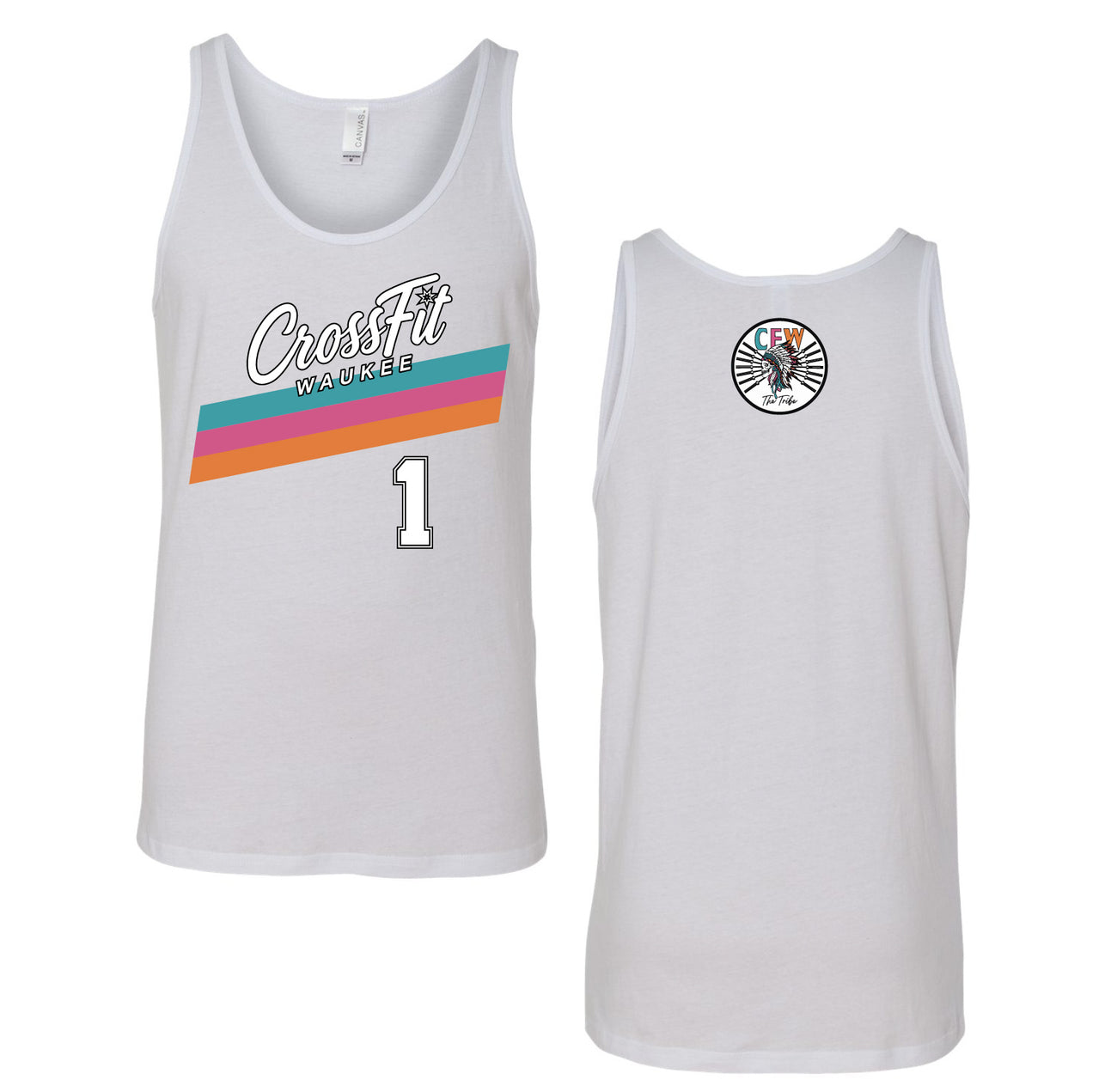 Waukee Stripe Tribe Bro Tank