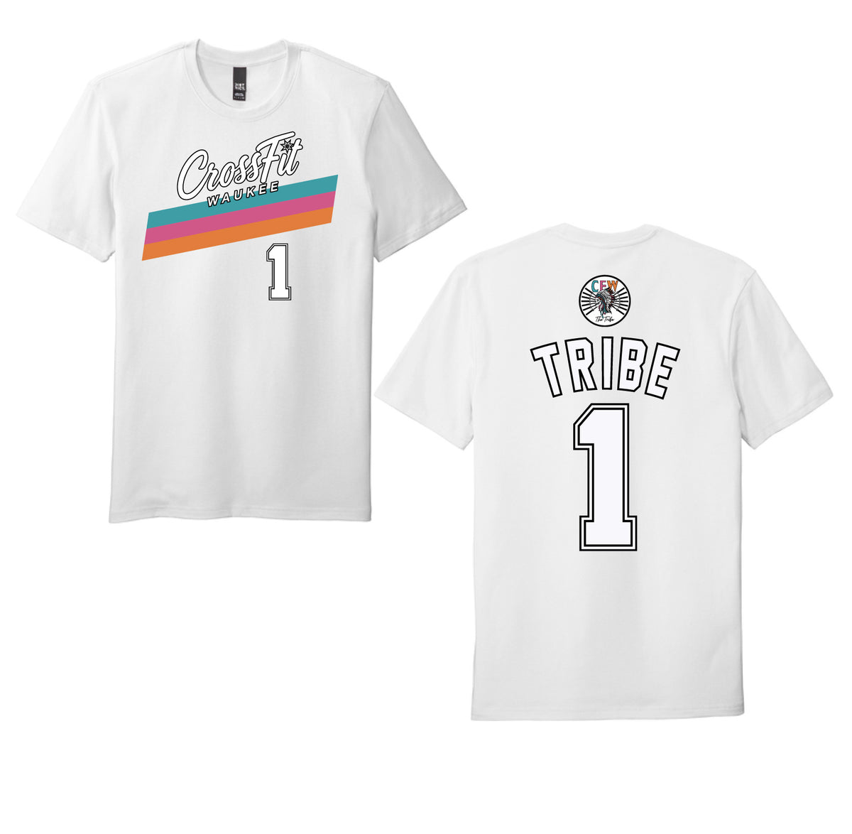 Waukee Stripe Tribe Tee