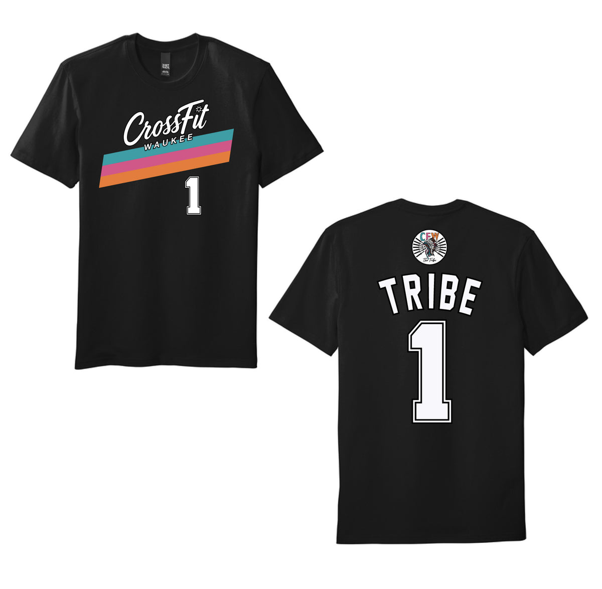 Waukee Stripe Tribe Tee