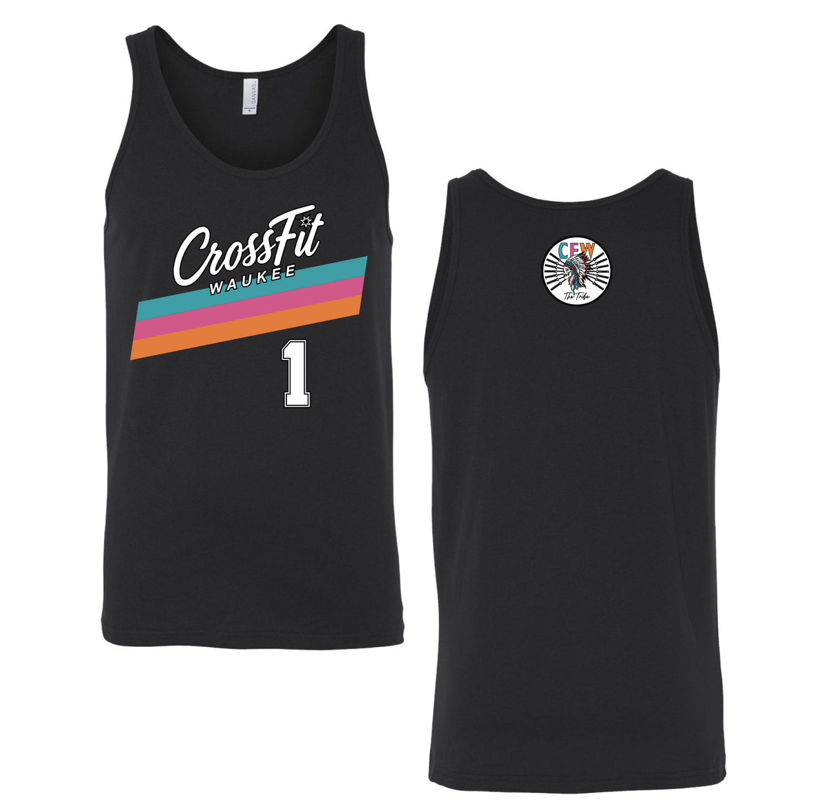 Waukee Stripe Tribe Bro Tank
