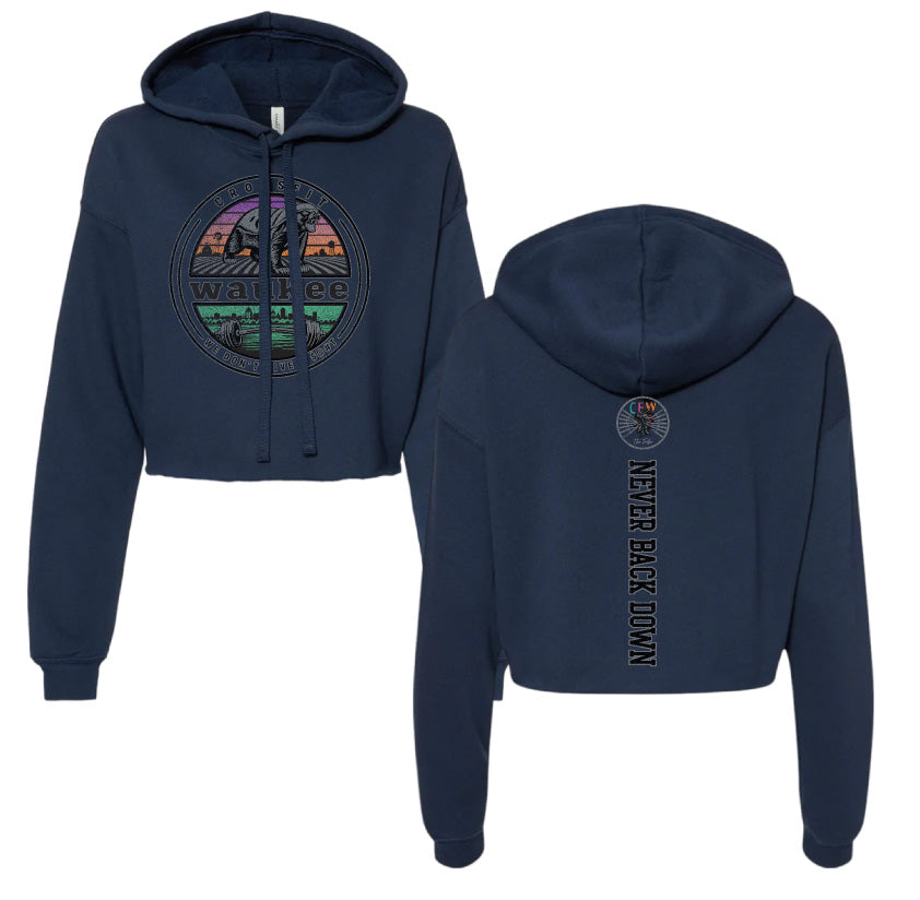 Waukee Honey Badger Crop Hoody