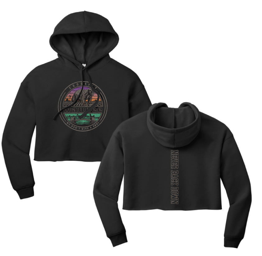 Waukee Honey Badger Crop Hoody