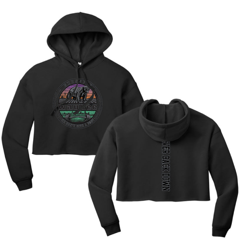 Waukee Honey Badger Crop Hoody