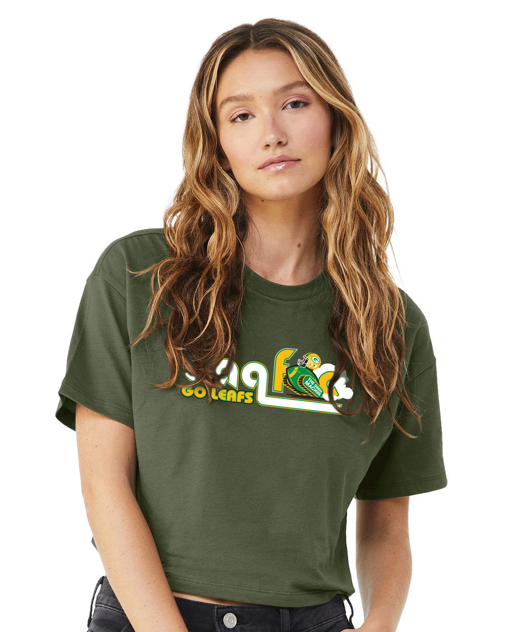 Daqfac + Green machine Crop Tee
