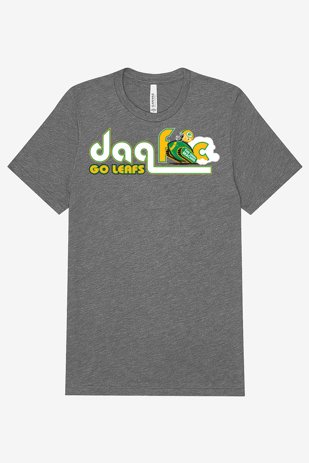 DaqFac + Green Machine FB Tees- Gray