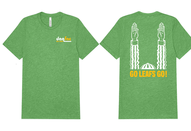 DaqFac + Go Leafs Go FB Tees- Green
